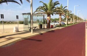 Lungomare Poetto: rinnovo della segnaletica sulle piste pedonali e ciclabili lungomare-poetto-ecco-la-nuova-pavimentazione