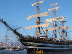 Amerigo Vespucci, il ritorno in Italia: Cagliari prima tappa del tour