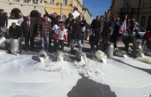 Proteste per il prezzo del latte: 21 persone a giudizio