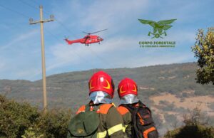 Vasto rogo ad Abbasanta: sul posto elicotteri, due Canadair e il Super Puma
