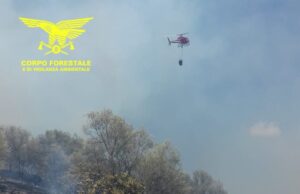 Incendi in tutta la Sardegna, fiamme a Ottana