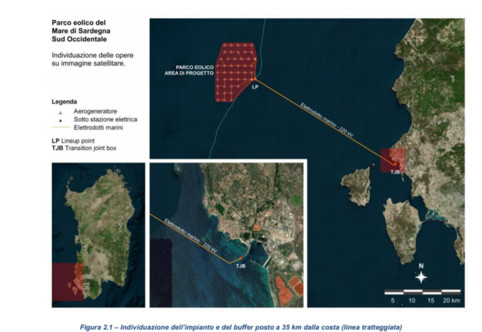 Bloccato progetto per parco eolico off shore in mare Sulcis