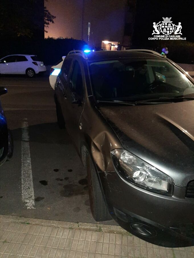 Cagliari, scovato il pirata della strada che aveva investito un pedone in via Dessy Deliperi