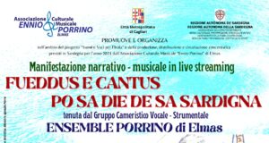 Musica, appuntamento live il 28 aprile con “Fueddus e cantus po sa Die de Sa Sardigna”