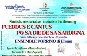 Musica, appuntamento live il 28 aprile con “Fueddus e cantus po sa Die de Sa Sardigna”