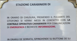 Nuoro: Carabinieri sempre vicini alla gente, cartelli in limba sarda nelle stazioni della Provincia