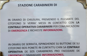 Nuoro: Carabinieri sempre vicini alla gente, cartelli in limba sarda nelle stazioni della Provincia