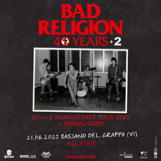 Musica, i Bad Religion tornano live in Italia