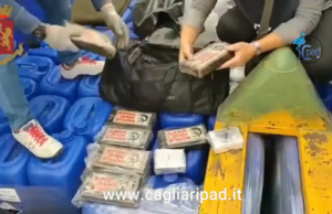 Cagliari: 20 kg di cocaina in un tir, Polizia arresta due persone droga