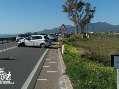 Tamponamento a catena sulla Ss 195: ferito un 24enne incidente