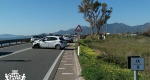 Tamponamento a catena sulla Ss 195: ferito un 24enne incidente