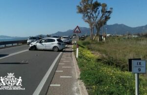 Tamponamento a catena sulla Ss 195: ferito un 24enne incidente