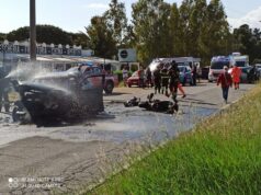 Quartu, gravissimo incidente in via Leonardo da Vinci
