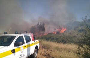 Fiamme a Pitz’e Pranu, paura tra Selargius e Settimo San Pietro