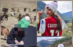 Calcio, in Dad fra le caprette: Cagliari regala maglia a Fiammetta Fiammetta