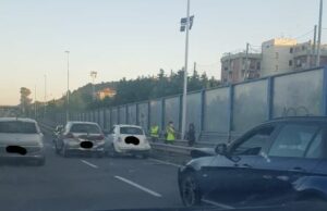 Incidente sull’Asse mediano a Cagliari: traffico fortemente rallentato