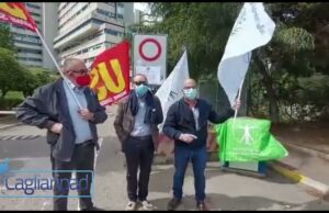 Sanità: caos parcheggi al Brotzu, sit-in di Usb, Nursing Up e Cisna