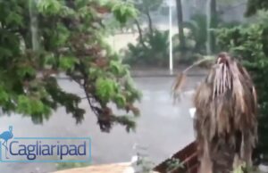Violento nubifragio sul Sud Sardegna, allagamenti nell’hinterland cagliaritano