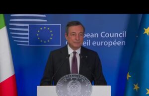 Draghi: ‘Sui migranti serve una risposta dell’Europa, le immagini dei bimbi morti inaccettabili”