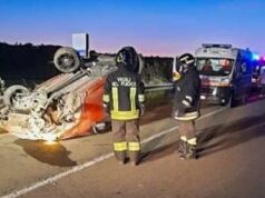 Oristano, perde il controllo del mezzo e si ribalta più volte: due feriti