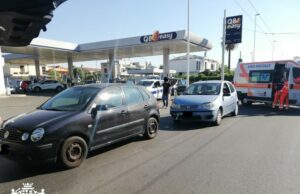 Quartu, incidente tra auto in viale Marconi: un ferito un 60enne