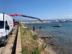 Operazione della GC a Calasetta: fondali ripuliti da “corpi morti”