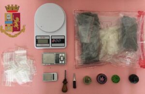 Assemini: marijuana e cocaina in casa, arrestate due persone dalla Squadra Mobile di Nuoro