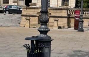 Sassari, al via installazione di nuovi cestini stradali getta carte