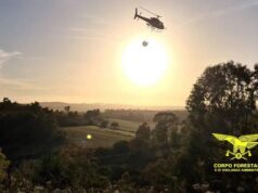 Incendi: sull’Isola 17 roghi, elicotteri e un Canadair a San Basilio