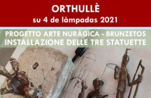 Arte e cultura, Urzulei: venerdì 4 giugno installazione di tre bronzetti