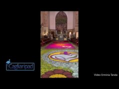 Arborea: Corpus Domini, rinnovata quest’anno l’antica tradizione dell’Infiorata in Piazza di S. Maria Ausiliatrice