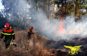 In Sardegna 38 incendi: 11 hanno richiesto l’intervento di elicotteri e Canadair