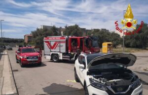 Sassari: incidente stradale a Li Punti, sul posto vigili del fuoco e ambulanza
