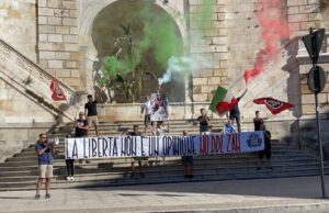 Cagliari: manifestazione CasaPound contro il Ddl Zan