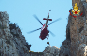 Buggerru: escursionista in difficoltà, salvato da elicottero
