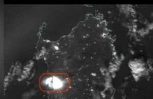 Cuglieri in fiamme, la foto dal satellite è sconvolgente