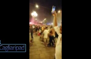 Italia Campione d’Europa, delirio in piazza Yenne a Cagliari