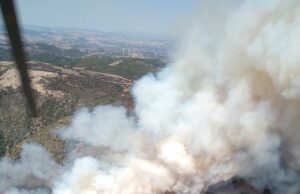 Sardegna: 17 incendi bruciano l’Isola, a San Basilio in fumo 200 ettari