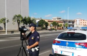 Polizia locale, a Sassari 336 violazioni a limiti di velocità in un anno