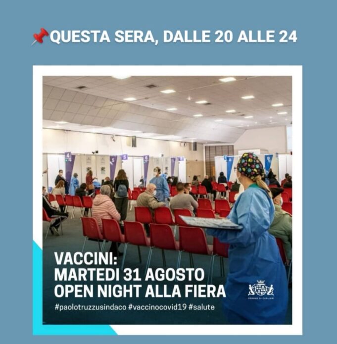 L’ombra novax sulla festa dei vaccini: stasera l’open night alla Fiera di Cagliari