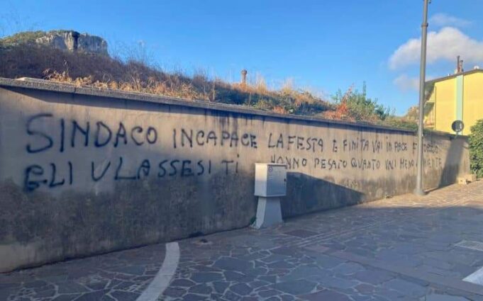 Ulassai, minacce contro il sindaco Serra: solidarietà da tutta la Sardegna