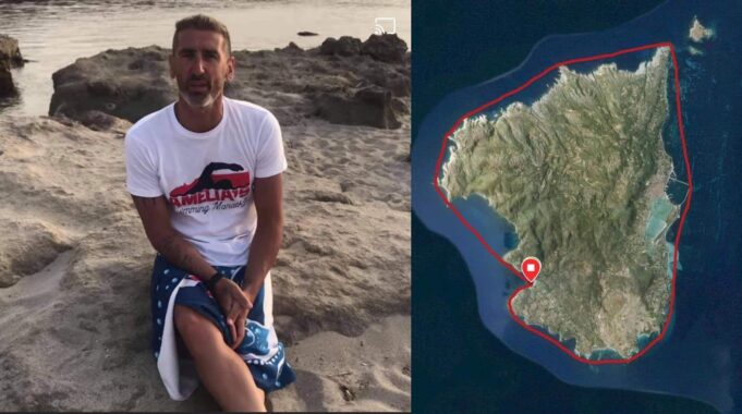 Corrado Sorrentino, il periplo dell’isola di San Pietro nel nome della figlia Amelia