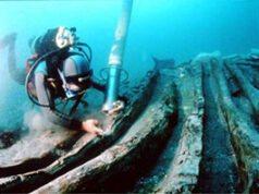 Nel lago di Bolsena, nell’alto Lazio, riaffiora un bronzetto nuragico