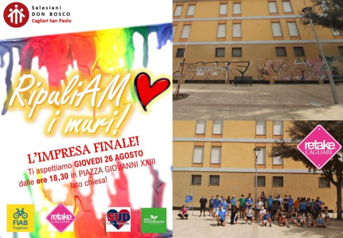 “Ripuliamo i muri” e facciamo più bella Cagliari