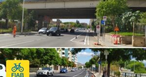 Via Castiglione, ciclisti rassicurati: “Pista realizzata a regola d’arte”