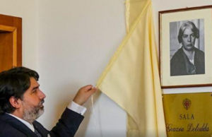 Una sala a Villa Devoto per Grazia Deledda