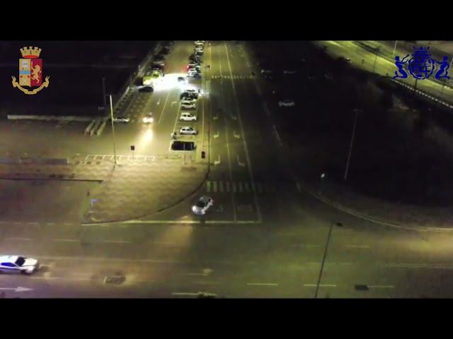 Cagliari, nella notte corse d’auto clandestine davanti al Sant’Elia ǀ Video