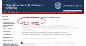 Matricola dispari o pari, l’Università di Cagliari cancella l’avviso sul sito