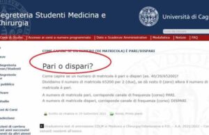 Matricola dispari o pari, l’Università di Cagliari cancella l’avviso sul sito