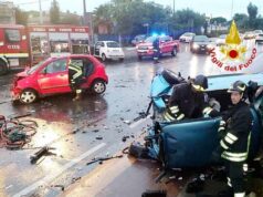 Quartu, terribile incidente: tre auto coinvolte e tre feriti gravi